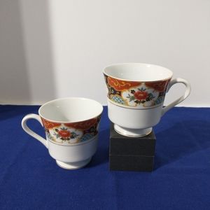 KYOTO Montgomery Ward Fine China 2 Cups